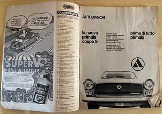 Rivista Quattroruote settembre 1968