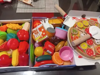 Cocinita de madera para niñ@s