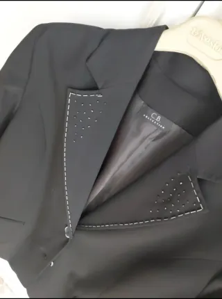 Tailleur donna con gonna nero