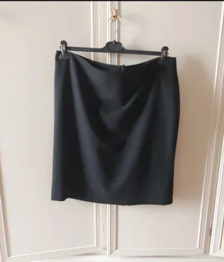 Tailleur donna con gonna nero