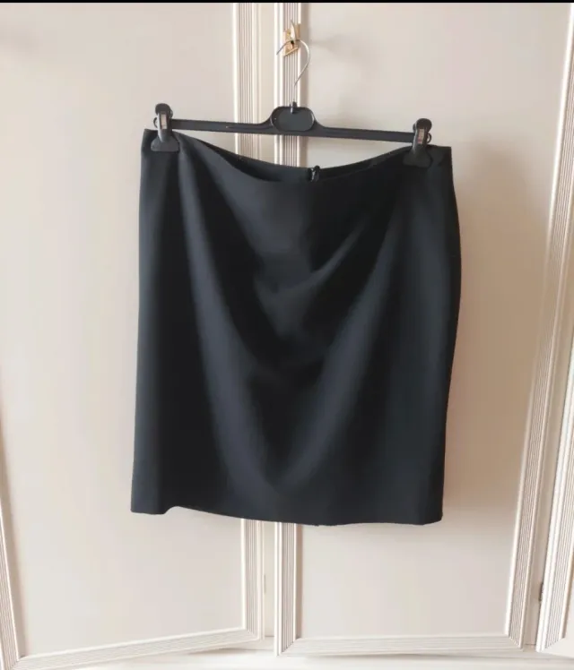 Tailleur donna con gonna nero