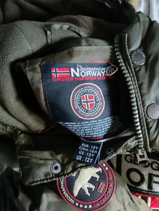Abrigo Geographical Norway para niños de 11 a 13