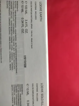 Loewe Earth 100ml + 10ml + 10ml