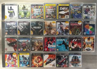 PS3 con 27 juegos y 2 mandos