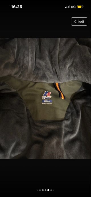 Giubbotto K-Way Beige/Verde