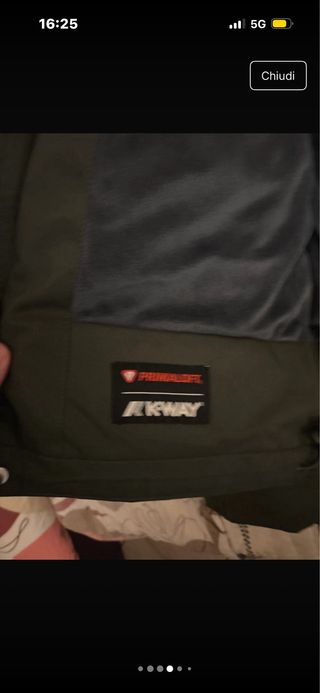 Giubbotto K-Way Beige/Verde