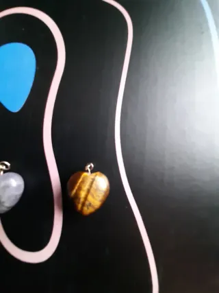 Amatista y Ojo de Tigre colgante