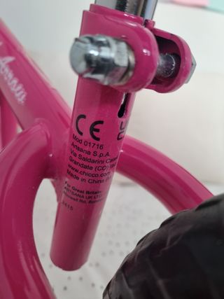 Bicicleta de equilibrio Chicco sin pedales