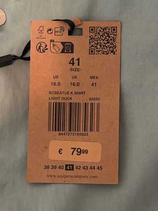 Camisa Scalpers verde hombre