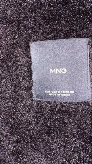 Cazadora Mango doble faz negra