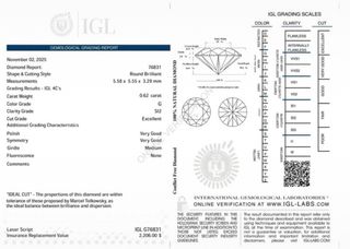 Pendientes Oro 18k 1.25 Ct Diamantes Naturales;SI1