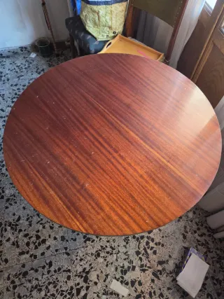 Mesa camilla redonda