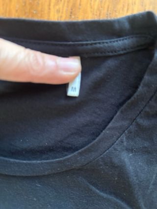 Camiseta IKKS Negra Rayas