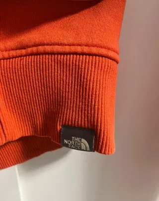 Sudadera original The North Face, color Naranja