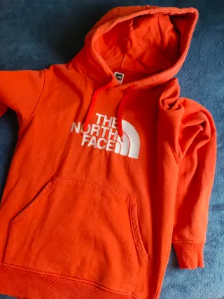 Sudadera original The North Face, color Naranja