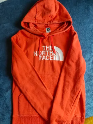Sudadera original The North Face, color Naranja