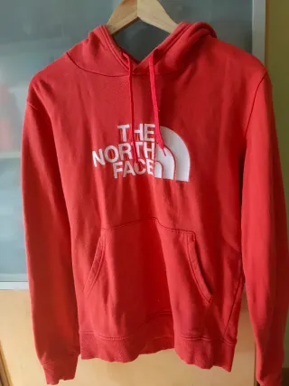 Sudadera original The North Face, color Naranja