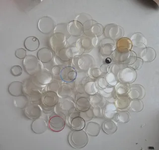 Lotto vetri per orologi