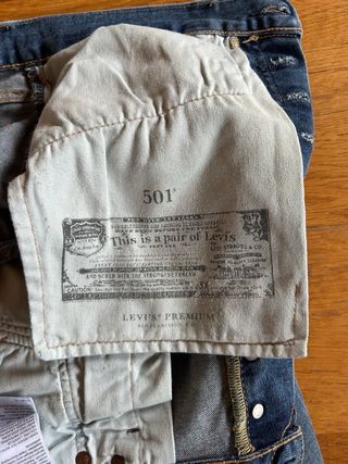 Levi's 501 Vaqueros Rectos Azules