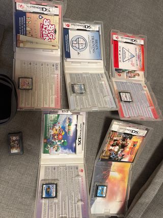 Nintendo DS con 5 juegos