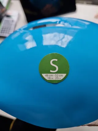 Casco Btwin Azul Talla S