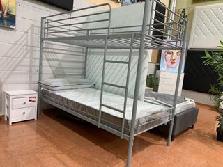 Litera individual metálica gris