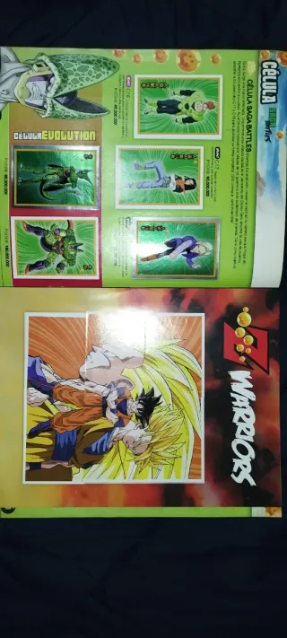 Dragon Ball Z Warriors Sitker Álbum casi completo