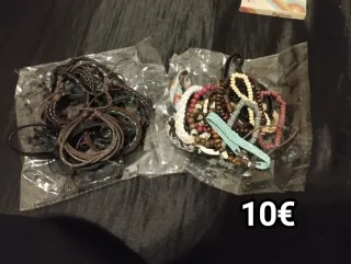 Conjunto de pulseras de bisutería