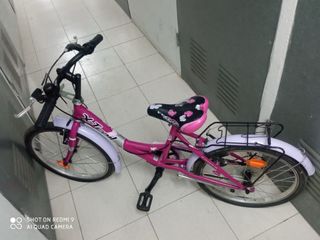 Bicicleta infantil morada X-Trail