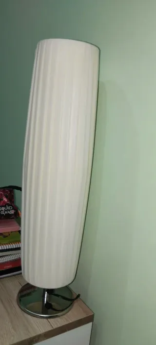 Lámpara de 60cm tela y metal