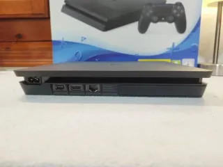 PS4 Slim 500GB + 10 Juegos + Mando Azul