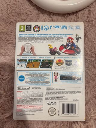Mario Kart Wii + Volante Blanco