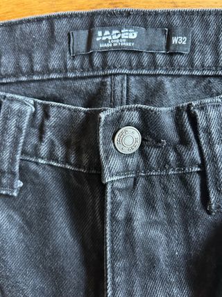 Pantalón Jaded London Negro con Telaraña