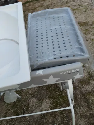 Cambiador y Bañera Bebé Plegable Plastimyr