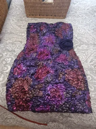 Vestido Negro Brillante