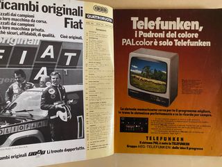 Rivista Quattroruote aprile 1978