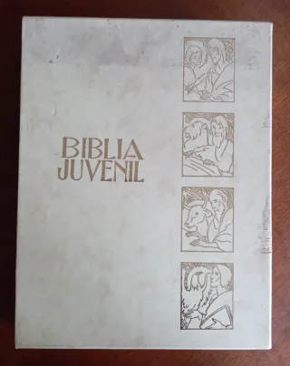 BIBLIA JUVENIL 2 TOMOS 1982 ANTIGUO Y NUEVO TESTAM