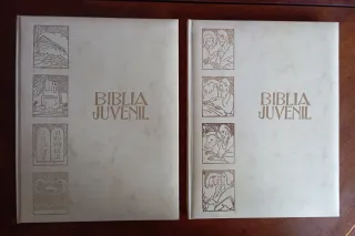 BIBLIA JUVENIL 2 TOMOS 1982 ANTIGUO Y NUEVO TESTAM