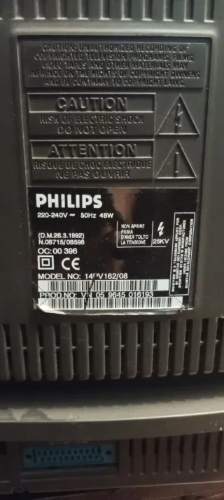 Televisor Philips Retro con VCR