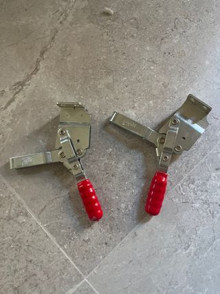 Juego 2 sargentos/abrazaderas sujeción