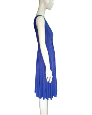 Vestido azul eléctrico "Silver Fashion".