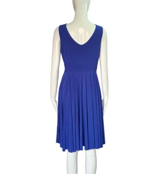 Vestido azul eléctrico "Silver Fashion".