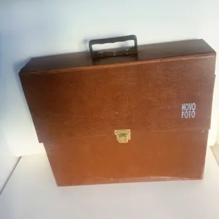 Álbum de fotos piel profesional + maletín 39×44×10