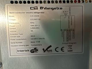 Mini Frigorífico Orbegozo