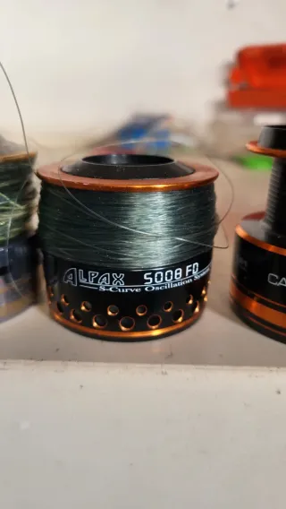 Bobinas de carretes pesca