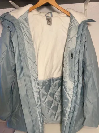 Chaqueta de nieve azul