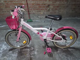 Bicicleta niña B'Twin rosa