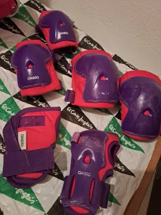 Patines infantiles Oxelo y protecciones