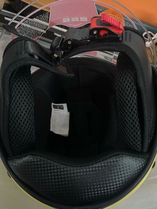 Casco Moto Gecco Amarillo Talla L