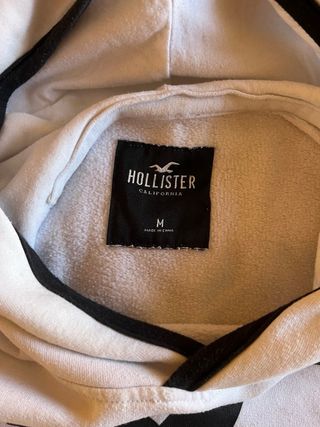 Sudadera Hollister Blanca